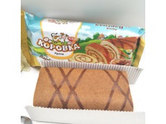 俄罗斯原装进口松软美味小牛牌炼乳味蛋糕卷早餐休闲200g15包/箱