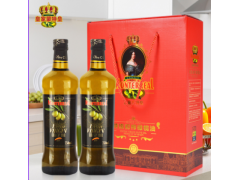 西班牙进口皇家蒙特垒特级初榨橄榄油礼盒500ml*2食用油礼品批发